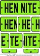 Hen Night Novelty Number Plate with Side Stacker
