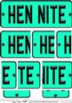 Hen Night Novelty Number Plate with Side Stacker