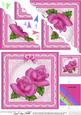 Just Roses Scallop Corner Side Stacker Topper