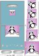 Cute Christmas Penguin No-Hole Over the Edge & Spiral Pyramid