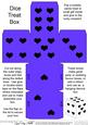 Lots of Hearts Dice Shaped Treat or Favour Box
