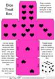 Lots of Hearts Dice Shaped Treat or Favour Box