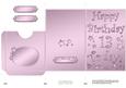 13th Birthday Metallic Age Lottery or Gift Token Wallet Card