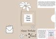 Add a Photo Daisy Birthday with Easy Fold Frame