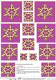 Xmas Snowflake Pyramage Sheet