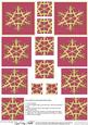 Xmas Snowflake Pyramage Sheet