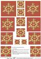 Xmas Snowflake Pyramage Sheet
