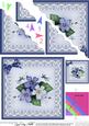 Pretty Viola Scallop Corner Side Stacker Topper