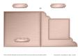 Metallic Cut and Fold Corner Card Plain Card Base