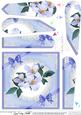 Clematis and Lace Fan Pyramage Topper