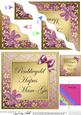 Floral Elegance Welsh Birthday Grandmother Wavy Corner Stack