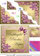 Floral Elegance Welsh Wedding Anniversary Wavy Corner