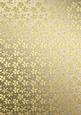 Gold Metallic Flowers Matching Backing Paper