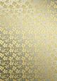 Gold Metallic Flowers Matching Backing Paper