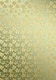 Gold Metallic Flowers Matching Backing Paper