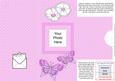 Add a Photo Fluttery Butterflies with Easy Fold Frame
