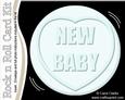 New Baby Sweet Heart Rock N Roll Kit, Envelope and Insert