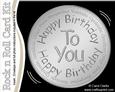 Happy Birthday Medal Rock & Roll Kit with Envelope and Inser