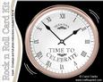 Celebration Clock Rock N Roll Kit with Envelope and Insert