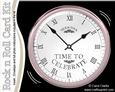 Celebration Clock Rock N Roll Kit with Envelope and Insert