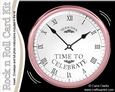 Celebration Clock Rock N Roll Kit with Envelope and Insert