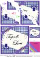 Scottish Tartan Thank You Wavy Corner
