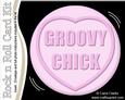 Groovy Chick Sweet Heart Rock N Roll Kit, Envelope N Insert