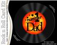 Number 1 Dad Record Rock N Roll Kit, Envelope and Insert