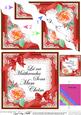 Irish Gaelic Step Mum Mothers Day Rose N Lace Wavy Corner
