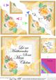 Irish Gaelic Step Mum Mothers Day Rose N Lace Wavy Corner