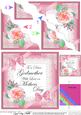 Godmother Mothers Day Rose and Lace Wavy Corner Side Stacker