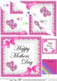 Tartan Mothers Day Wavy Corner