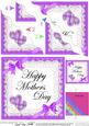Tartan Mothers Day Wavy Corner