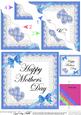 Tartan Mothers Day Wavy Corner