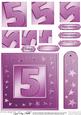 5th Bright Metallic Age Quick Card with Twisted Pyramage