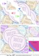 With Love Sweet Heart Wavy Corner Side Stacker Topper