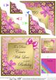 Floral Elegance Birthday Cousin Wavy Corner Stacker