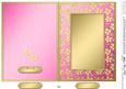 5 x 7 Metallic Flowers Plain Card Base