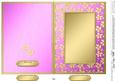 5 x 7 Metallic Flowers Plain Card Base