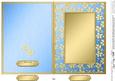 5 x 7 Metallic Flowers Plain Card Base