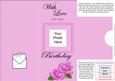 Add a Photo Birthday Roses with Easy Fold Frame