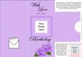 Add a Photo Birthday Roses with Easy Fold Frame