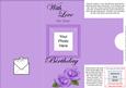 Add a Photo Birthday Roses with Easy Fold Frame