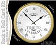 Celebration Clock Rock N Roll Kit with Envelope and Insert