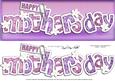 Large Dl Mothers Day Felties Quick Card with 3D Decoupage
