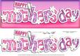Large Dl Mothers Day Felties Quick Card with 3D Decoupage