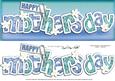 Large Dl Mothers Day Felties Quick Card with 3D Decoupage