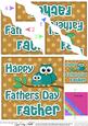 Owl Felties Father Fathers Day Wavy Corner Side Topper