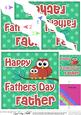 Owl Felties Father Fathers Day Wavy Corner Side Topper