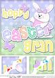 8x8 Hoppy Easter Gran Easter Bunny Girl Felties